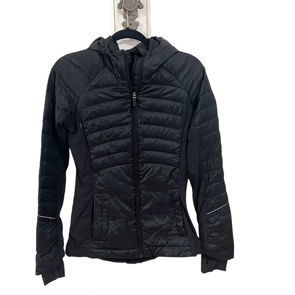 Lululemon Down For A Run Jacket II Black - Size 4 - Picture 1 of 12